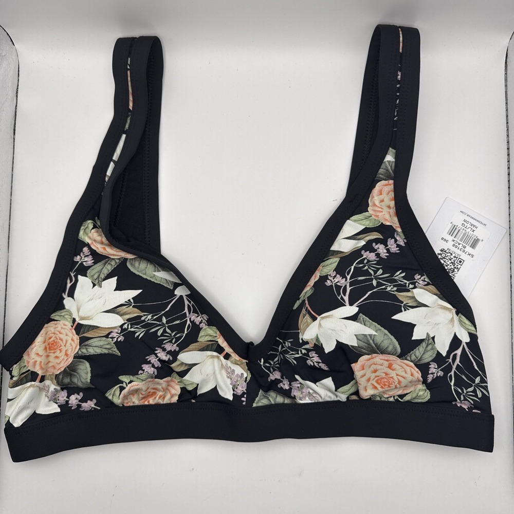 Skye Women's Standard Harlow V-Neck Bikini Top Floral XL